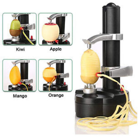 VURAHOME - Éplucheurs de pommes de terre électriques Éplucheur de pommes de terre rotatif automatique Machine à éplucher les pommes de terre Automatique Fruits Légumes Cutter Cuisine Peeling Tool