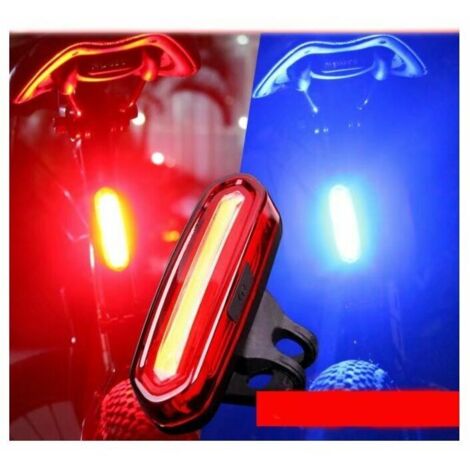 VURAHOME -Feu Arrière Vélo Puissant, Lampe Vélo LED Rechargeable USB avec 6 Modes Fixe / Flash