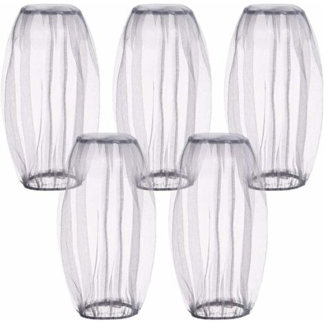 VURAHOME - Filet de tête de moustique, 5 pièces masque de moustique chapeau de moustiquaire, chapeau d'apiculteur couvre-chef en maille, chapeau de moustique anti-insectes pour rucher, pêche, protecti