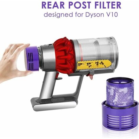 VURAHOME - Filtres pour Dyson V10 Sv12 Cyclone Serie Compatible Avec V10 Absolute V10 Animal V10 Total Clean Filtre Aspirateur Dyson Filtre Accessoires Filtre Lavable Aspirateur Brosse Aspirateur V10