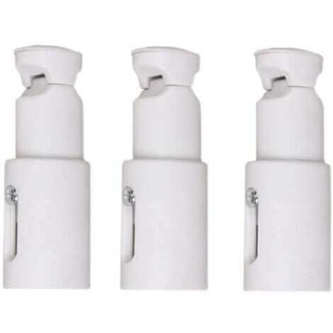 VURAHOME - Fixations pour radiateur sèche serviette – Lot de 3 supports réglables – Convient aux radiateurs droits et courbés – Installation facile