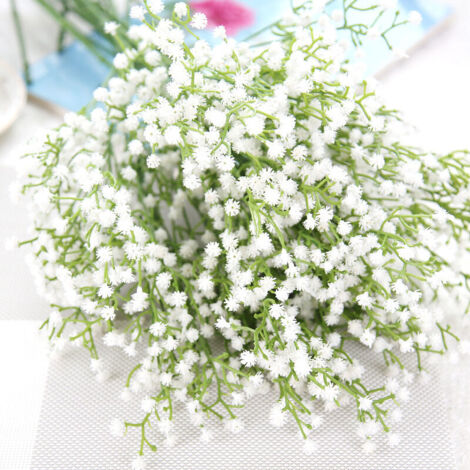 VURAHOME - Fleurs séchées, Han Shi moderne Naturel gypsophile Décoration de Fleurs séchées , Home Decor Ciel étoile Babys Breath Cadeau Large