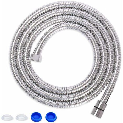 VURAHOME - Flexible douche 2m, Tuyau de Douche, Cable de Douche Universel en Acier Inoxydable Anti-Explosion, Anti-Torsion et Anti-Corrosion