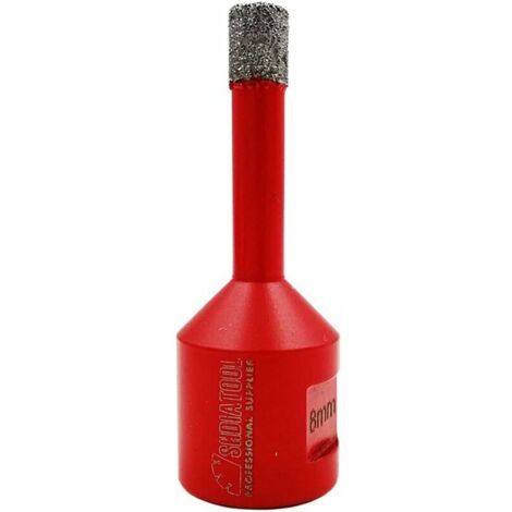 VURAHOME - Forets Diamant 8mm Trépans de Forage avec Filetage M14 pour Perçage à sec en Porcelaine Carrelage Granit Marbre