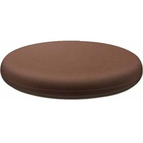 VURAHOME - Galette De Chaise Ronde 40 Cm, XU, Coussin De Chaise D'IntéRieur DéHoussable, Lavable Coussin pour Chaise De Salle à Manger, Coussin De Chaise 4cm Epais Mousse à MéMoire De Forme Brun -