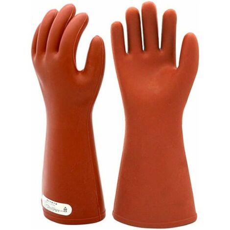 VURAHOME - Gants en caoutchouc isolé électriques électricien 12kv haute tension de protection de protection des gants de protection isolant pour femme de lineman femme