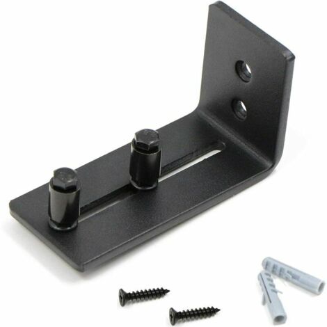 VURAHOME - Guide de roulement pour porte coulissante - Avec 2 roulettes - Pour portes coulissantes - Noir,Superma