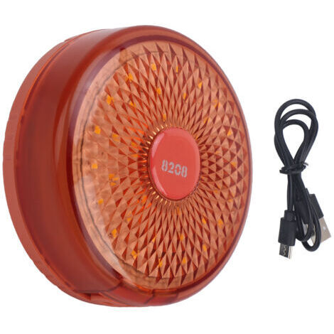 VURAHOME - Guirlande lumineuse de camping d'extérieur, rechargeable, chargement USB, protection IPX4 résistante à l'eau pour tente, orange,DUBUNS