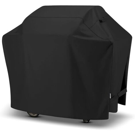 VURAHOME - Housse de barbecue 55 pouces, housse de barbecue à gaz imperméable et résistante aux UV et à la décoloration, protection contre les intempéries pour les grilles Kenmore et plus, noir