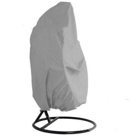 VURAHOME - Housse Fauteuil Suspendu, 210D Tissu Oxford Housse Fauteuil Suspendu Extérieur, Coupe-Vent,Anti-UV, Imperméable Protection pour Housse Oeuf Suspendu 115190CM,gris..