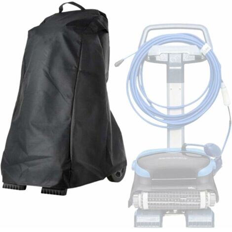 VURAHOME - Housse pour Robot de Piscine - Caddy Cover  Couverture Protection Nettoyeur Chariot Anti-poussière Pare-Soleil Imperméable, Le Noir