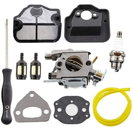 VURAHOME - Kit de Carburateur boîtier Tournevis pour Walbro WT-834 WT-657 WT-529 WT-289 WT-285 WT-239 WT-202 Zama C1Q-W29E Tronçonneuse Husquvarna 137E 141LE 142E Remplace 530071987 530019172 filtre à