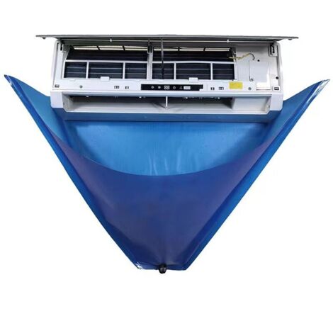 VURAHOME - Kit de housse de nettoyage pour climatiseur - Étanche - Fixation murale - Mini sac de nettoyage pour la maison 13065cm
