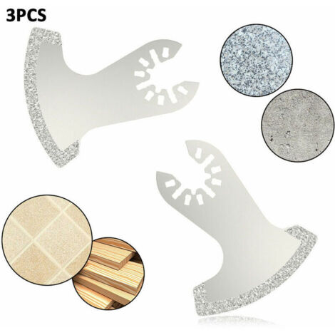 VURAHOME - Lames de scie en diamant oscillantes, outil multifonction, pour eliminer le coulis et couper les carreaux souples 3 pieces