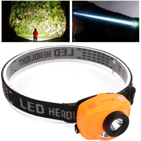 VURAHOME - Lampe Frontale LED TPU ABS Mini Lampe Frontale Infrarouge à LED Super Lumineuse pour Camping en Plein Air Pêche,DUBUNS