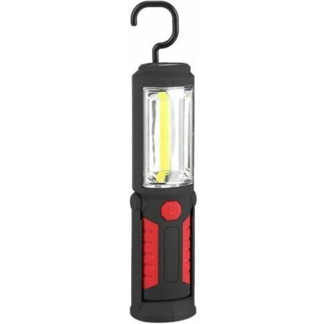 VURAHOME - Lampe torche LED rechargeable 2200mAh – Base magnétique 180° – Flux lumineux 650Lm – Pour ateliers et camping - LED 650 LM