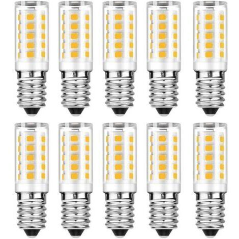 VURAHOME - Lot de 10 Ampoule LED E14 - Blanc Chaud 3000K - 5W Equivaut à Ampoule Incandescente 50W - 500LM Non-Dimmable..