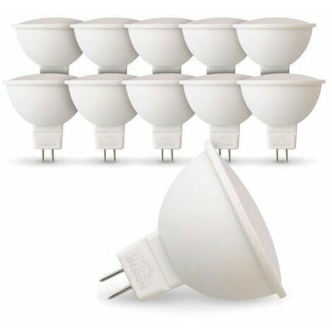 VURAHOME - Lot de 10 Ampoules LED GU5.3 MR16 5W Eq 40W  Température de Couleur: Blanc neutre 4000K