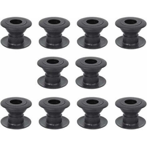 VURAHOME - Lot de 10 paires de roulements de machine de baby-foot en plastique avec bille en acier 34 mm,de