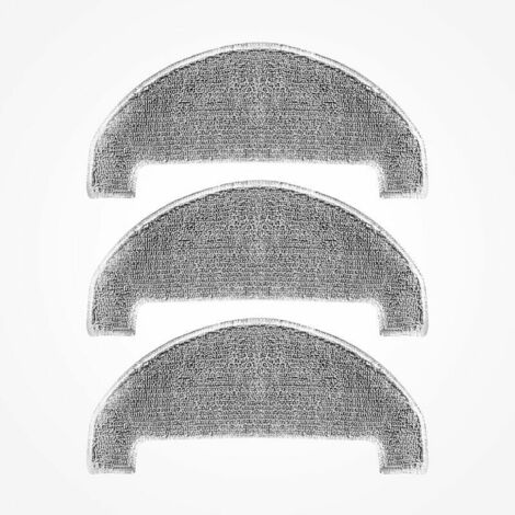 VURAHOME - Lot de 3 Serpillières de Lavage pour Aspirateur Robot Laveur T10 - Accessoires d'Aspirateur Robot - ULTENIC