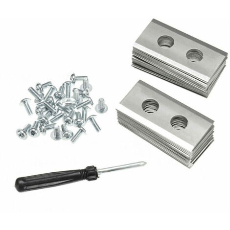 VURAHOME - Lot de 30 lames de tondeuse + 60 vis + tournevis de rechange pour robot tondeuse Worx Landroid