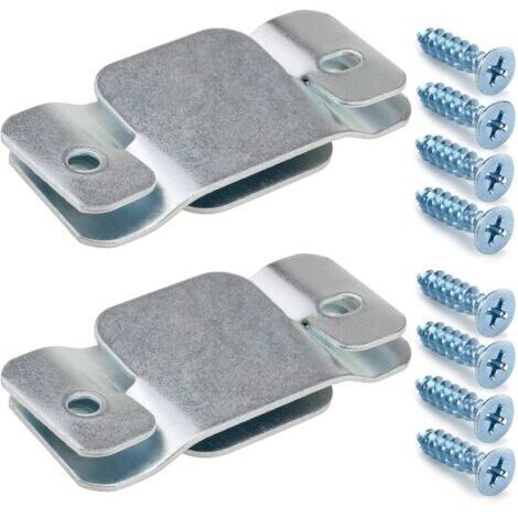 VURAHOME - Lot de 4 connecteurs en métal à emboîter pour canapé, Fauteuil inclinable, Chaise ou Chaise Longue