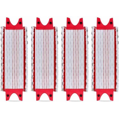 VURAHOME - Lot de 4 Replacement Microfibre Pad pour Vileda EasyWring Ultramax/ 1-2 Spray Tampons de Microfibre pour Vileda Ultramax, UltraMax, UltraMax Plus et Easy Wring UltraMax Carlin