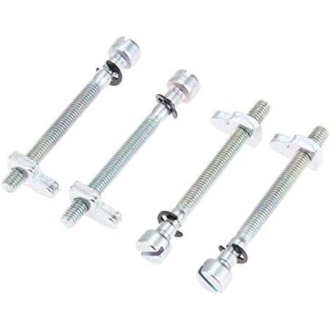 VURAHOME - Lot de 4 Vis de Tendeur de Réglage Spanner Vis à Chaîne pour Tronçonneuse Husqvarna 36 41 136 137 141 142 235 240