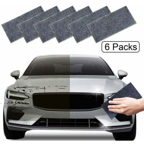 VURAHOME - Lot de 6 chiffons Nano Sparkle Cloth Car Scratch Repair Cloth Nano Magic Cloth pour voiture Nouveau..
