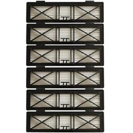VURAHOME - Lot de 6 filtres HEPA pour Neato Botvac D7 D3 D4 D5 D6 D70 D75 D80 D85 pour filtres Neato Botvac 75e 80 85 pièces,