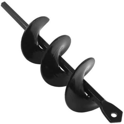 VURAHOME - Mèche Tarière pour Perceuse, Jardin Foreuse 8mm Jardin Tarière pour Perceuse électrique, Outil de Plantation Pratique pour Fleur Planter des Arbres Arbustes-