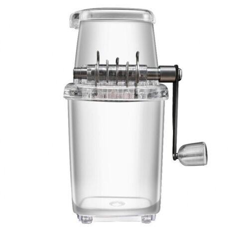 VURAHOME - Ménage petit broyeur à glace manuel multifonctionnel machine à glace rasée à la main machine à glace commerciale