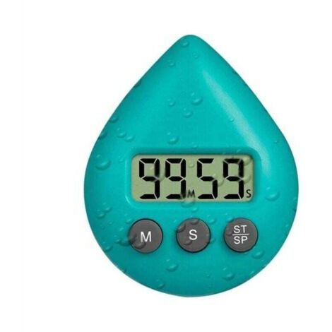 VURAHOME - Minuterie de Douche Silencieuse et Sans Tic-, XU, NuméRique éTanche, Mignonne Petite Taille Verte -