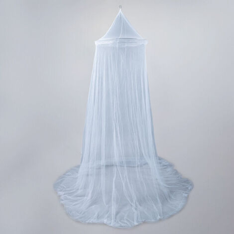 VURAHOME - Moustiquaire suspendue dome lit simple hamac polyester moustiquaire 60  250  850cm taille universelle blanc