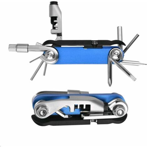 VURAHOME - Outil Multifonction Velo Outil Multifonction de Poche X in 1 multitools Velo Multi-Outil Multifonctions Portable Acier Inoxydable Kit d'outils de vélo