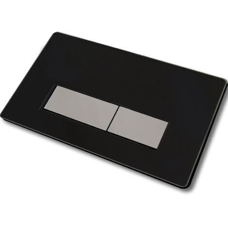 VURAHOME - Panneau De Remplissage Encastré Noir Brillant Sigma Adapté Aux Accessoires De Réservoir -