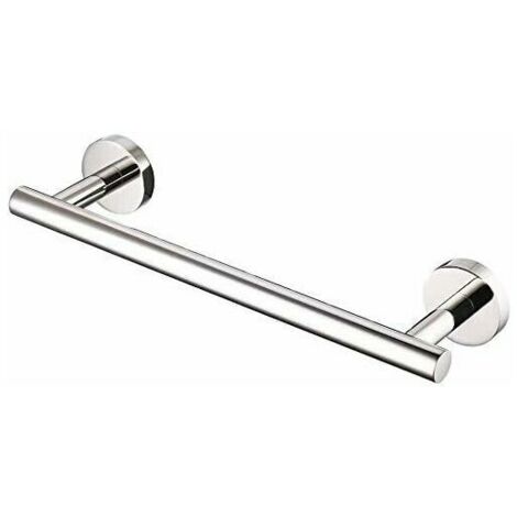 VURAHOME - par Barre Porte-serviettes Mural Porte Serviette Salle de Bain Acier Inoxydable SUS 304 Support Douche 30CM Rangement Poli, A2000S30DG