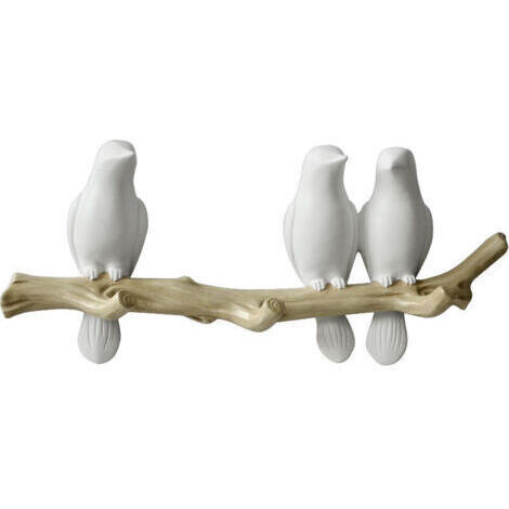 VURAHOME - Patère, Patère Ornamental-3 oiseaux,de
