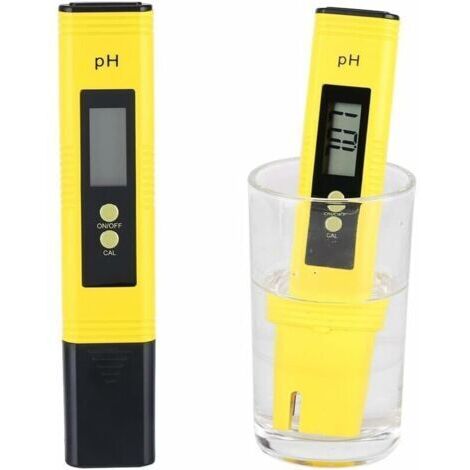 VURAHOME - pH-mètre, testeur de qualité de l'eau, testeur de pH professionnel avec écran LCD pour piscines, aquariums, plantes et eau potable.