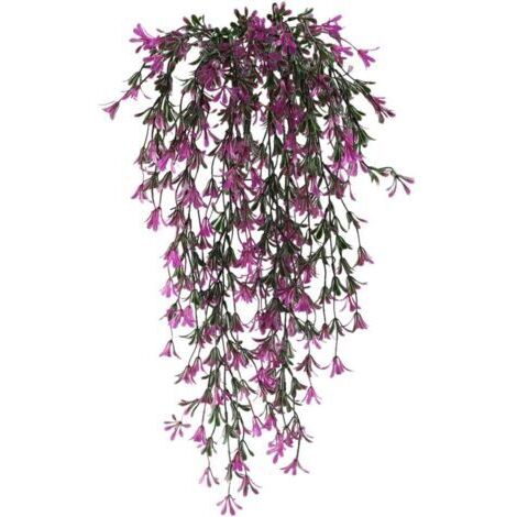 VURAHOME - pièces plantes artificielles suspendues fleurs artificielles plantes guirlande de vigne pour intérieur extérieur jardinière suspendue maison jardin balcon bureau balcon clôture treillis