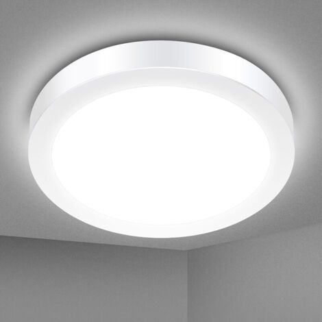 VURAHOME - Plafonnier LED SOLMORE 18W 1700LM 23CM IP54 5000K