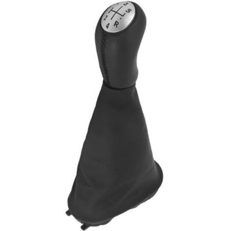 VURAHOME - Pommeau de levier de vitesse de voiture 5 vitesses avec couvercle pour Renault Clio 2 Ii Clio 3..