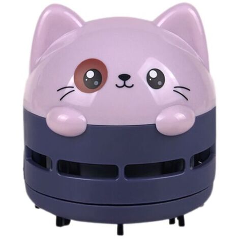 VURAHOME - Portable Mini Aspirateur Bureau Étudiant Maison Creative Clavier Aspirateur(Mauve),