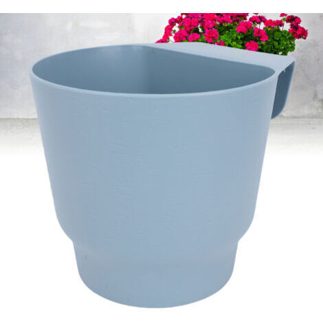 VURAHOME - Pots de Fleur Suspendus pour Balustrades et Clôtures Bleus