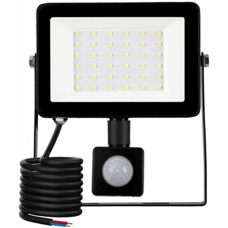 VURAHOME - Projecteur extérieur LED,30W Lumière d'extérieure à détecteur de mouvement 6500K Spot LED Extérieur,IP66 Lampe de Sécurité,pour Jardin Chantier Terrasse Garage Pelouse fête Éclairage Extéri