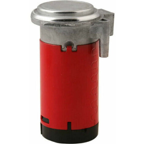 VURAHOME - rouge compresseur d'air 12V kit de pompe à air, klaxon électrique avec tuyau moteur électromagnétique, utilisé pour la trompette super fort pour remplacer le kit de pompe à air de toute voi