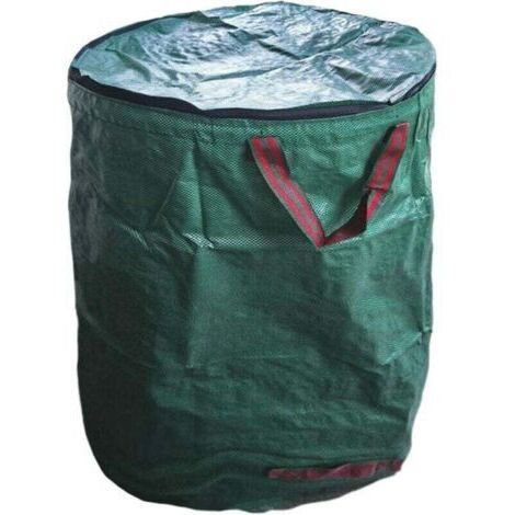 VURAHOME - Sacs de rechange à déchets de jardin, XU, Grande capacité avec couvercle et poignées, Sacs poubelles pliables et étanches, 3 tailles : 120 L/272 L/300 L (taille : 300 L),AAFGVC -