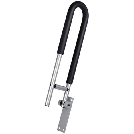 VURAHOME - Salle De Bain Barre D'Appui Poignee Rabattable A Visser Toilet La Securite Ferroviaire Grip Main Accueil Sante Equipement Soins Aux Personnes Agees Handicapees