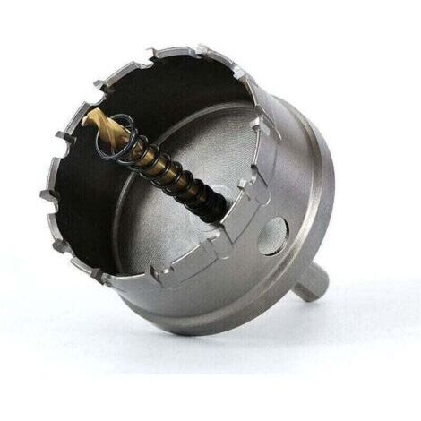 VURAHOME - Scie Cloche Bi-métal,80 mm Carbure TCT en Acier Inoxydable de Qualité Industrielle, Scie Trépan Alliage Métallique en Acier à Grande Vitesse pour Métal,Alliage Aluminium,Plastique,Bois,de