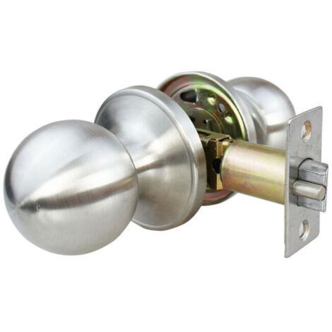 VURAHOME - Serrures de porte en acier inoxydable sans clé pour porte intérieure, chambre à coucher, cuisine, salle de bain, buanderie